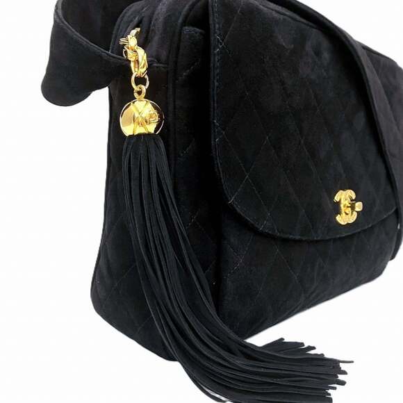 Chanel Matelassé Suede Shoulder Bag - Free Shipping - Picture 9 of 10